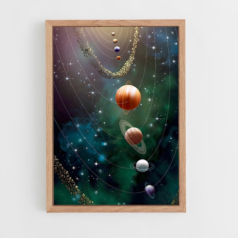 Poster Système solaire fascinant (vue 4)